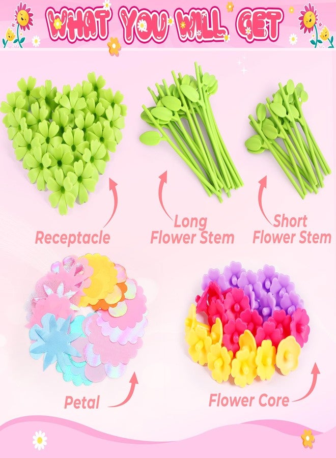 إنوتشير أشغال يدوية للأطفال، فنون وحرف يدوية للأطفال من 4 إلى 6 سنوات، مجموعات أدوات حرفية، ألعاب فروزن، ألعاب باقات زهور قماشية، هدية عيد ميلاد لفتاة تبلغ من العمر 6 سنوات، هدية عيد ميلاد لفتاة تبلغ من العمر 8 سنوات، هدايا عيد الميلاد، أشغال يدوية للهالوين - Image 5